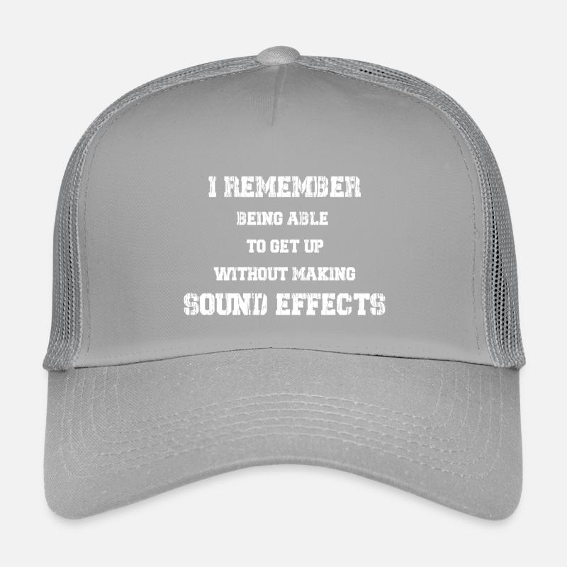 I remember getting without sound effects Kinder Trucker-Cap