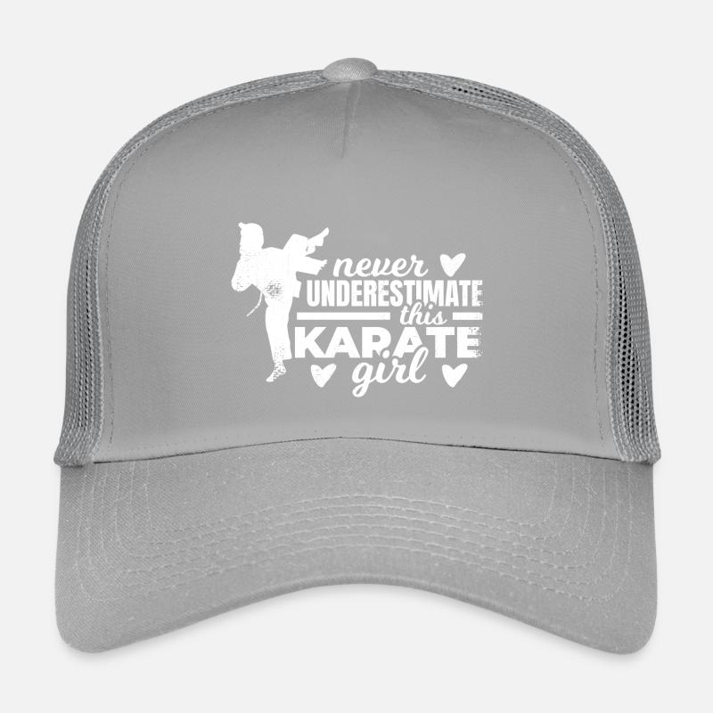 Karate Mädchen Kinder Trucker-Cap