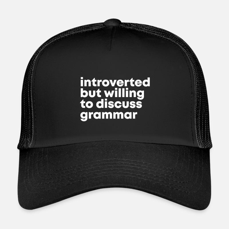 Grammar - Kids’ Trucker Cap - black/black