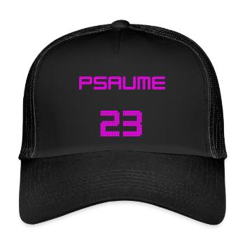 Digital Design Digital PSALM 23 - Kids’ Trucker Cap - black/black - Front