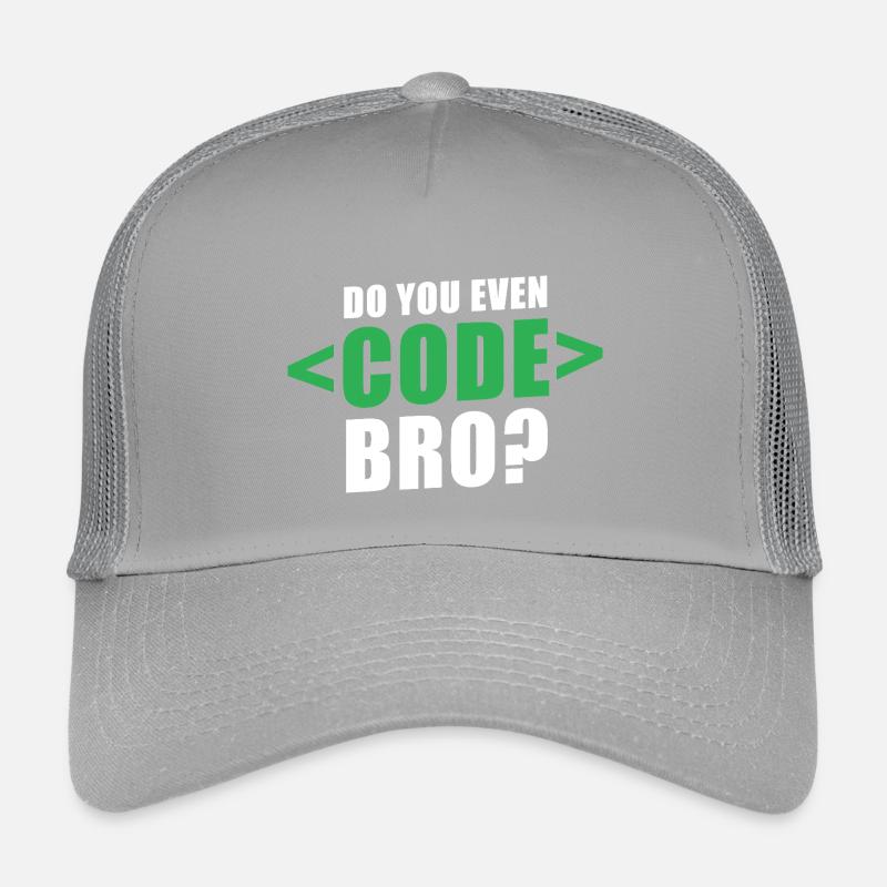 Do You Even Code Bro Graphic Kids’ Trucker Cap