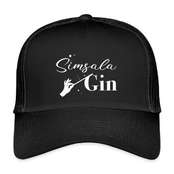 Magie de la salle de sport Simsala - Casquette trucker enfant - noir/noir - Devant