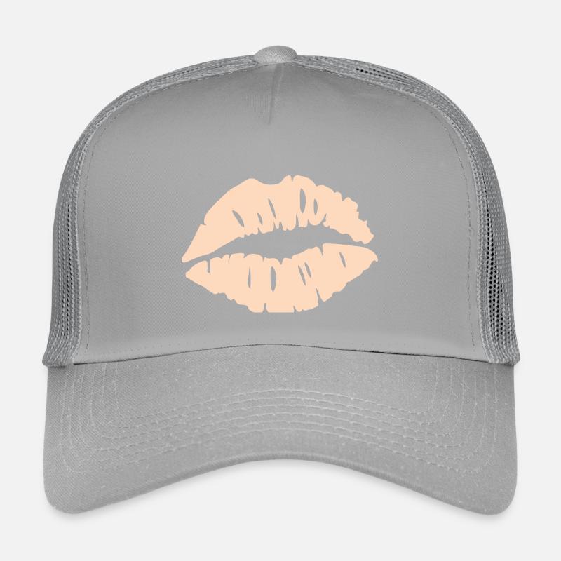 Lips Silhouette Kids’ Trucker Cap