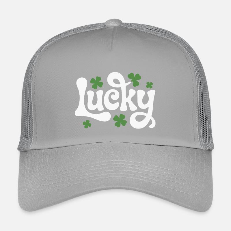 Lettrage du trèfle chanceux Casquette trucker enfant