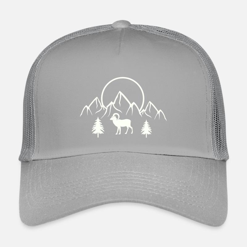 Alpine moonscape with Capricorn Kids’ Trucker Cap