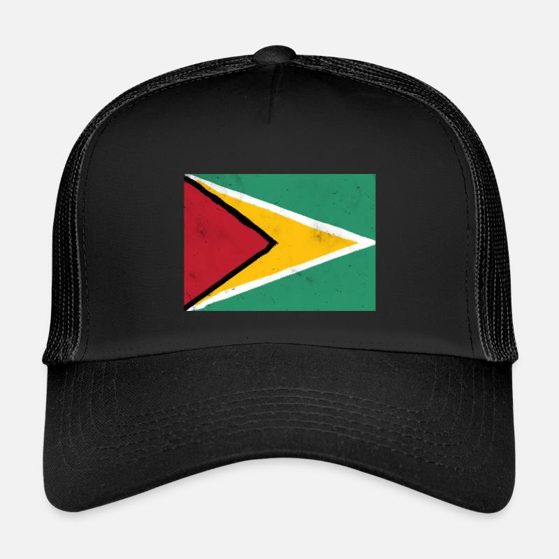 Guyana Flag – Dynamic Energy Kids’ Trucker Cap