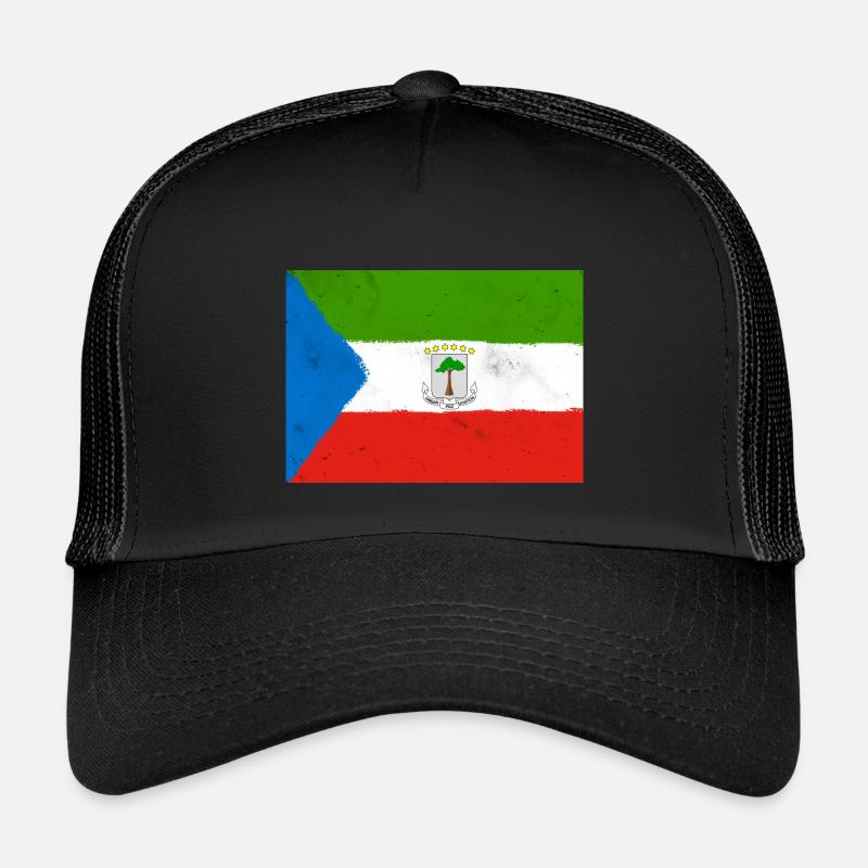 Drapeau de la Guinée équatoriale – Identité tropicale Casquette trucker enfant