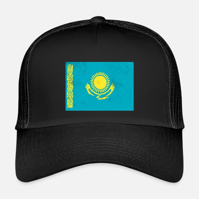 Flagge von Kasachstan Kinder Trucker-Cap