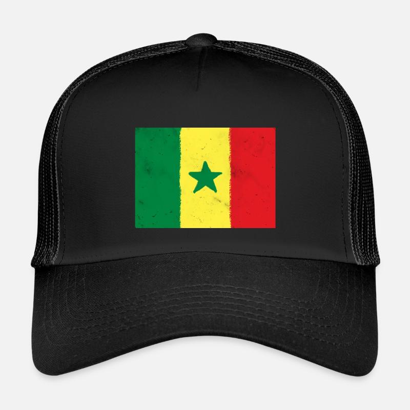 Drapeau du Sénégal Casquette trucker enfant