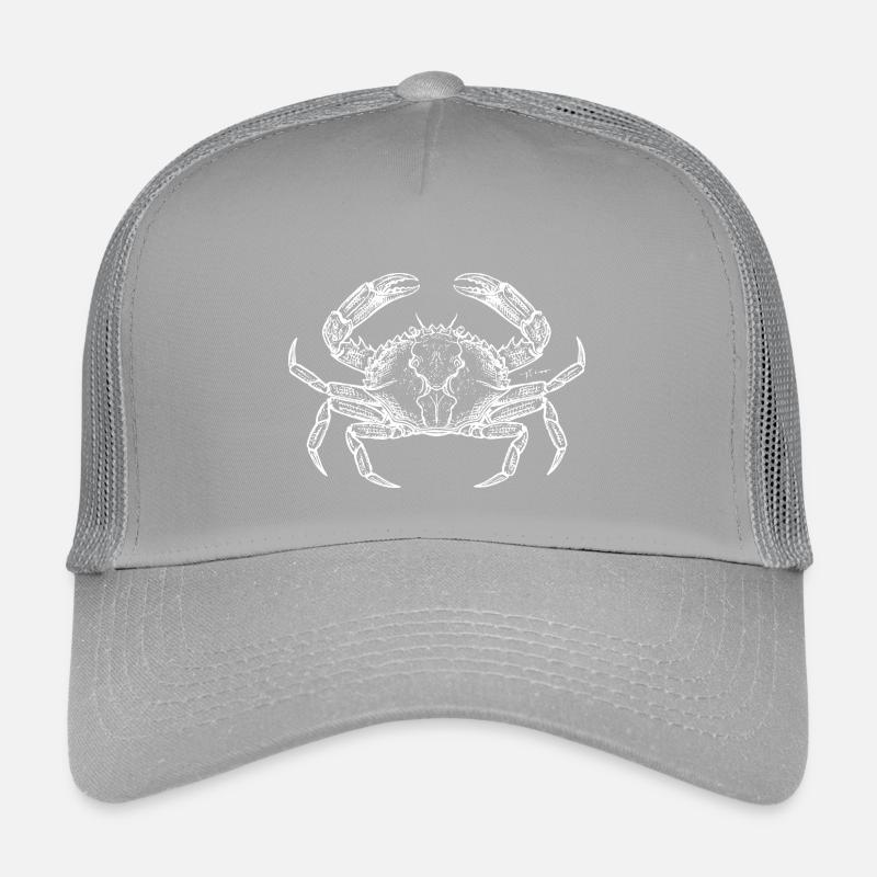 Emblème de la ligne de crabe Casquette trucker enfant