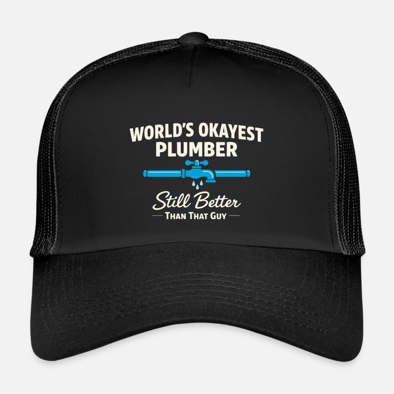Pipe Whisperer, Plumber, Humor Gift Kids’ Trucker Cap