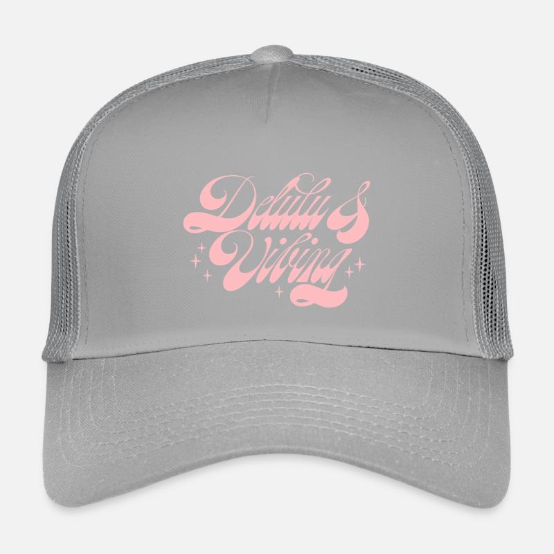 Delulu & Vibing Casquette trucker enfant
