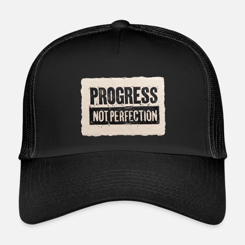 Progress-not-perfection Kids’ Trucker Cap
