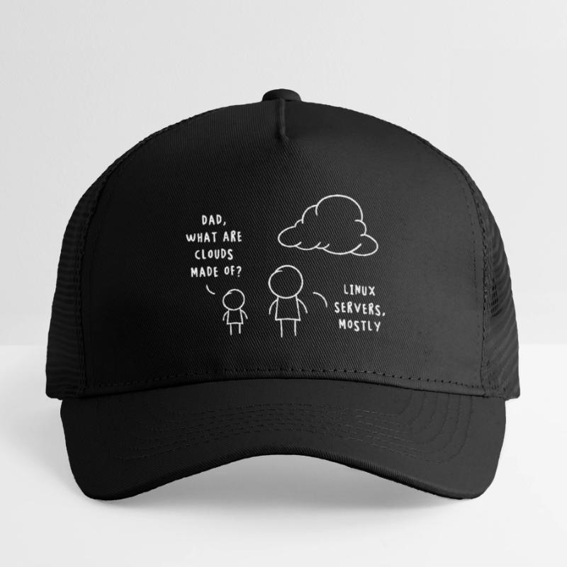 Linux Server Cloud Computing : Drôle de remarque Casquette trucker enfant