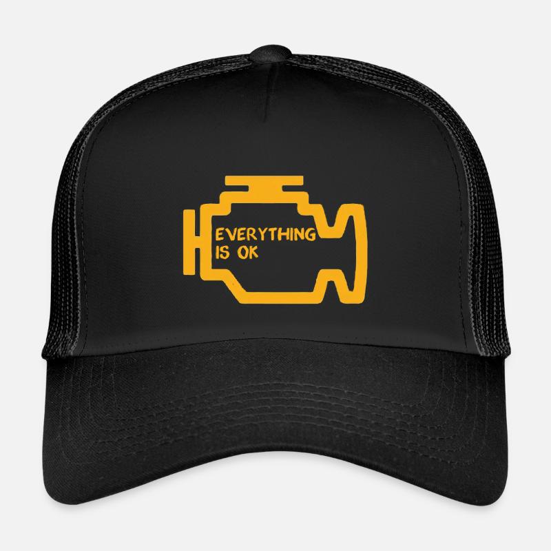 Voyant de vérification moteur Casquette trucker enfant