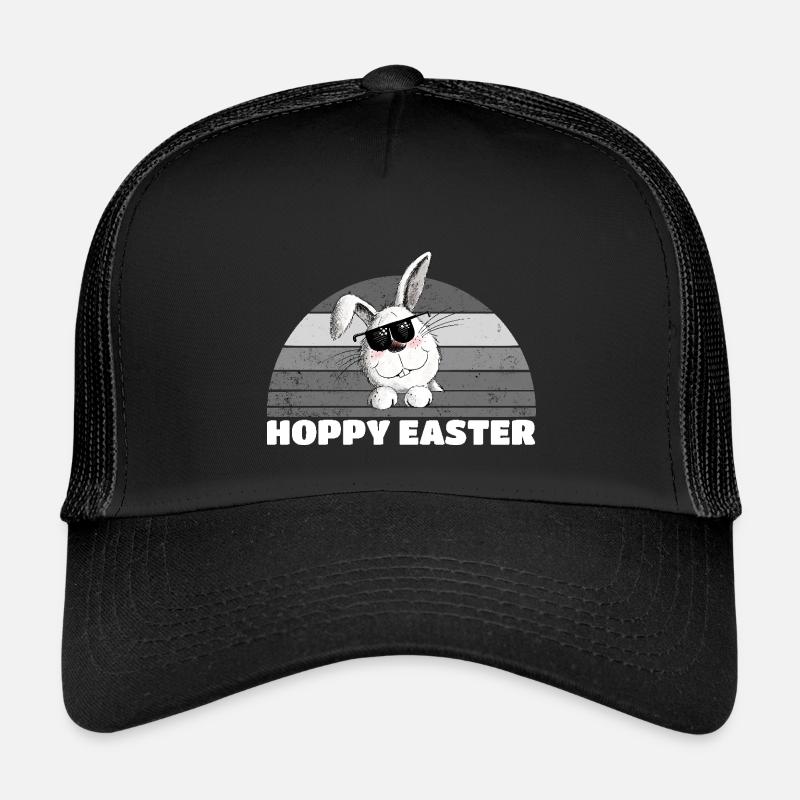 Retro Hoppy Easter Cooler Osterhase Ostern Spruch Kinder Trucker-Cap