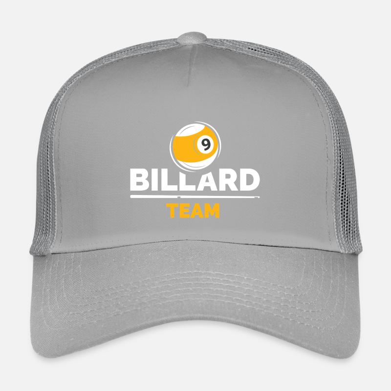 Conception du logo de l’équipe de billard à 9 boules Casquette trucker enfant