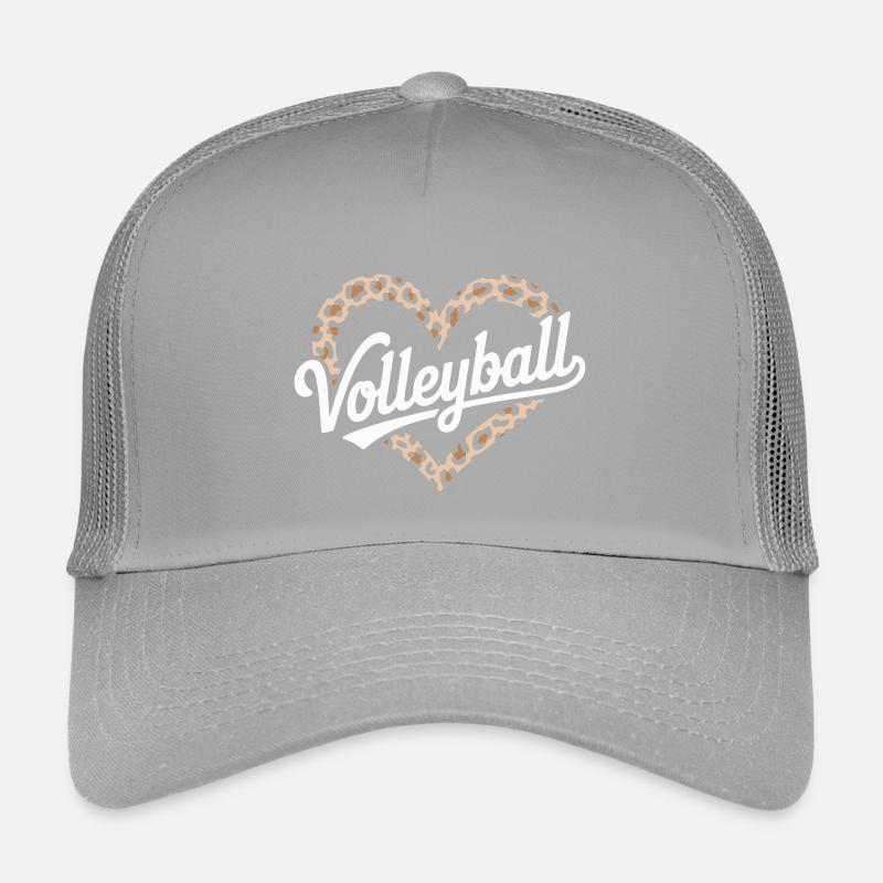 Leopard Heart Volleyball Design Kids’ Trucker Cap