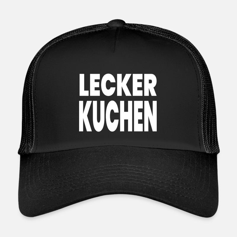Kuchen - Kinder Trucker-Cap - Schwarz/Schwarz