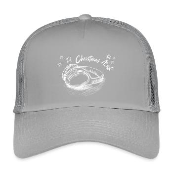 Weihnachten Kopfhörer CHRISTMAS ROCK - Kinder Trucker-Cap - Hellgrau - Vorne