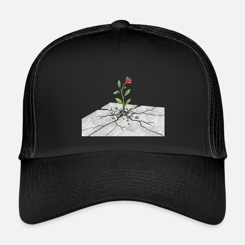 Keim des Lebens auf Rissen Kinder Trucker-Cap