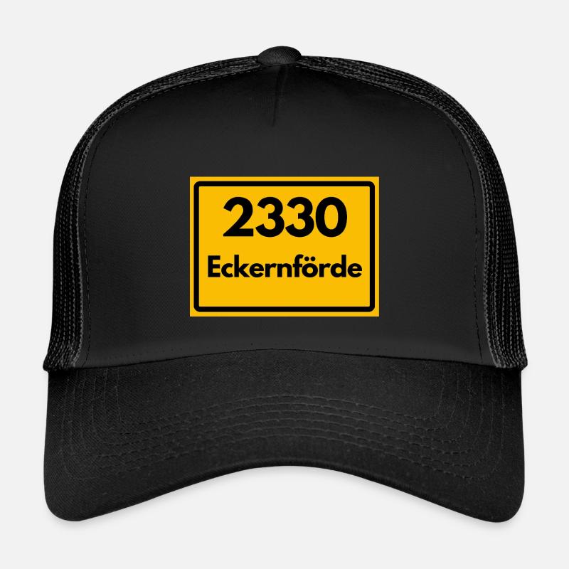 OLD POSTCODE POSTCODE RETRO 2330 ECKERNFÖRDE FJORD Kids’ Trucker Cap