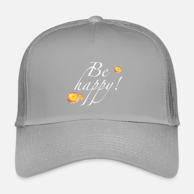 Be happy white - Sonja Ariel von Staden Kids’ Trucker Cap