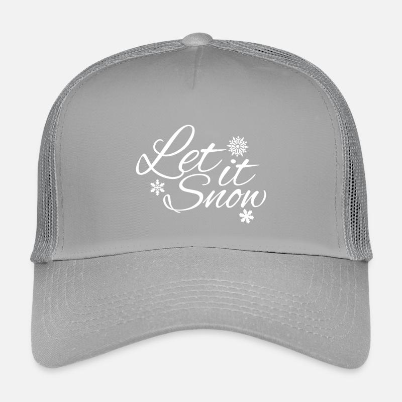 Let it Snow - The winter design with snowflakes Kids’ Trucker Cap