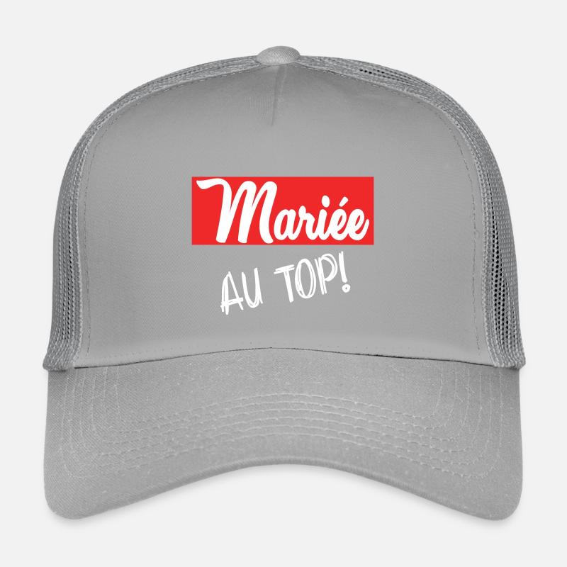 JUST MARRIED. EVJF. SAINT VALENTIN. COUPLE Casquette trucker enfant
