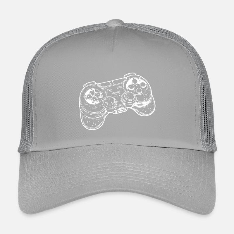 Dessin de manette de jeu vidéo Casquette trucker enfant