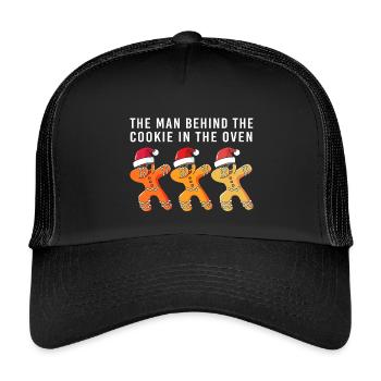 Futurs papas, futurs pères - Casquette trucker enfant - noir/noir - Devant