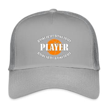 Basketteur - Casquette trucker enfant - gris clair - Devant
