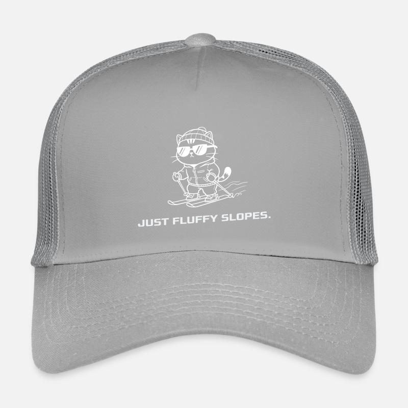 Ski Katze | Fluffige Pisten Kinder Trucker-Cap