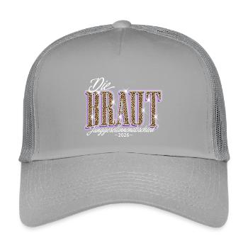 Bride - Bachelorette Party 2026 Bachelorette Party Women - Kids’ Trucker Cap - light grey - Front