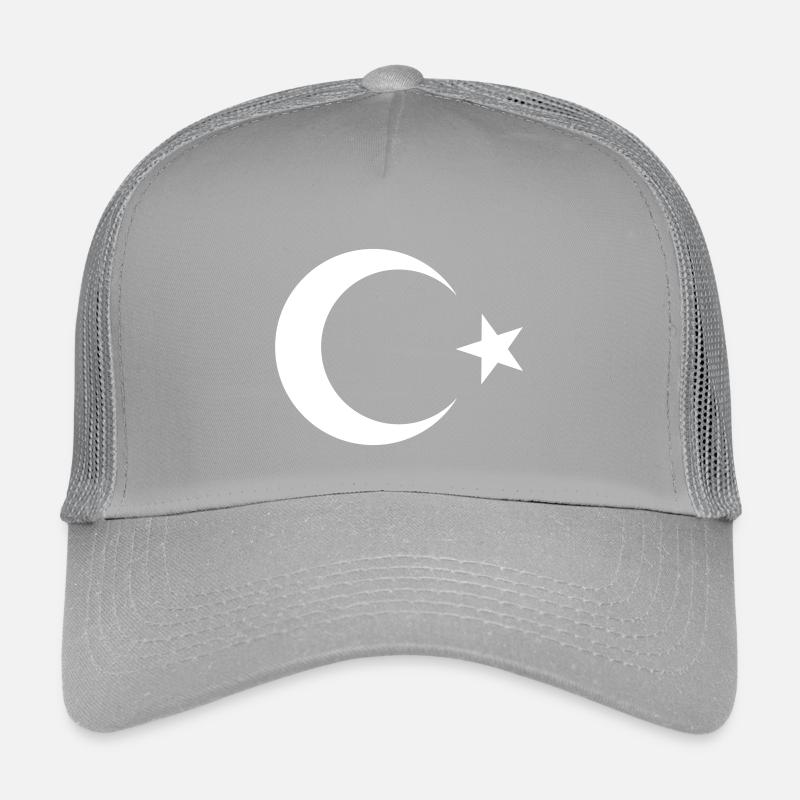 Drapeau turc noir Casquette trucker enfant