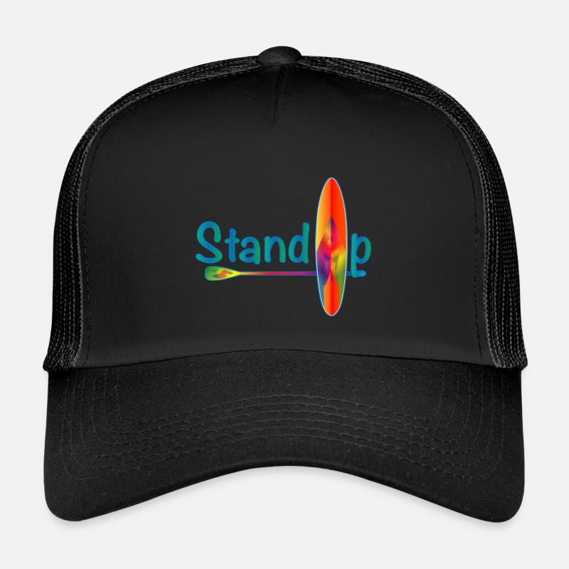 Lettrage de pagaie debout avec paddle board Casquette trucker enfant