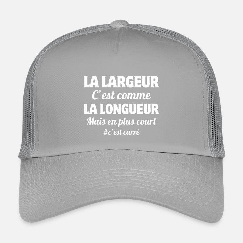 maths, mathématiques, longueur, largeur Casquette trucker enfant