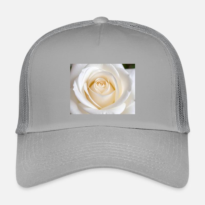 Rose Blanche Épurée pour Impression Casquette trucker enfant