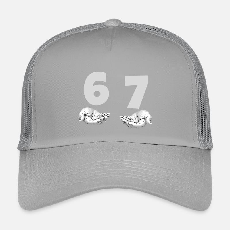 Funny 67 Meme Hands Gen Alpha Humor Kids’ Trucker Cap