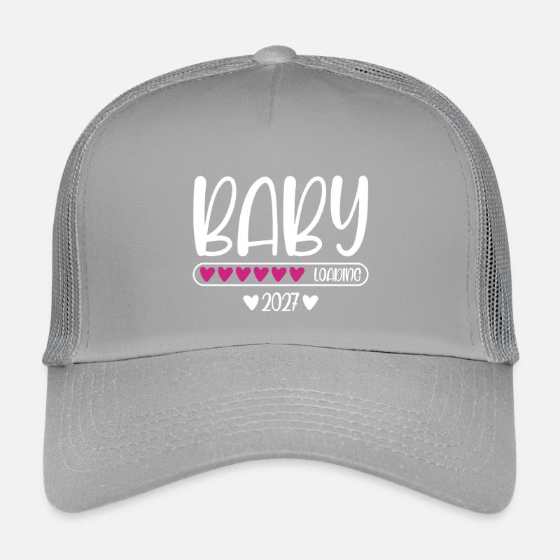 Baby 2027 loading heart loading bar Kids’ Trucker Cap