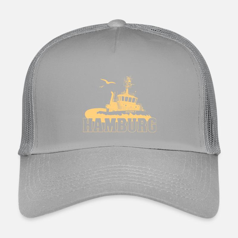 Schlepper im Hamburger Hafen Kinder Trucker-Cap