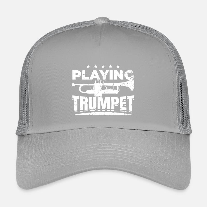 Trompete spielen Kinder Trucker-Cap