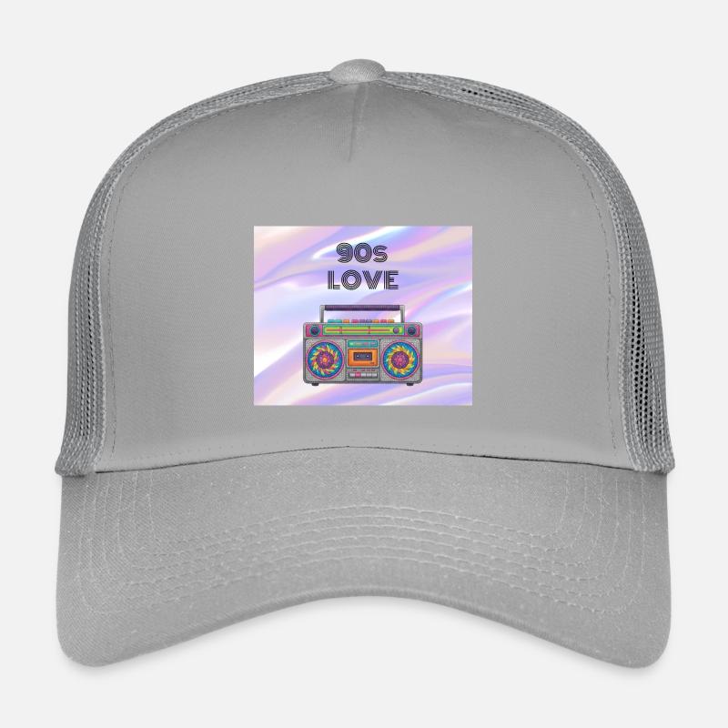 90s Love Boombox Kids’ Trucker Cap