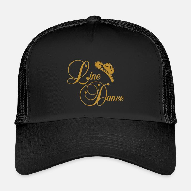 Logo or de Line Dance Casquette trucker enfant