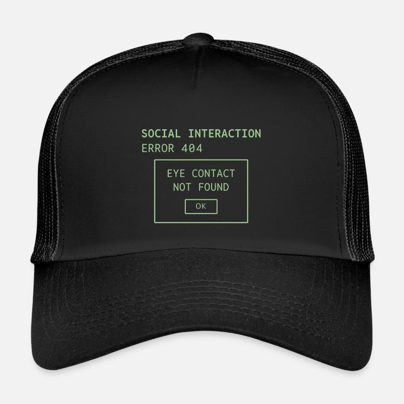 Social Interaction Error 404 Kids’ Trucker Cap