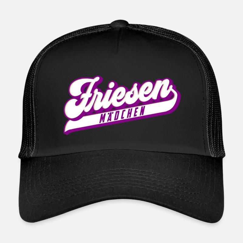 Friesen Mädchen | Farben änderbar Kinder Trucker-Cap