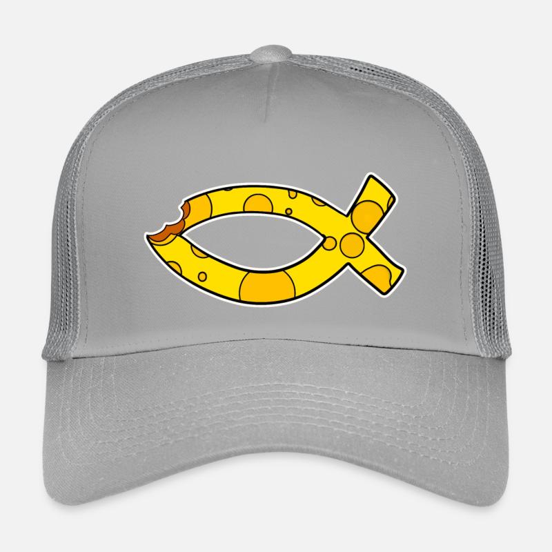 Fisch Symbol Käse Kinder Trucker-Cap