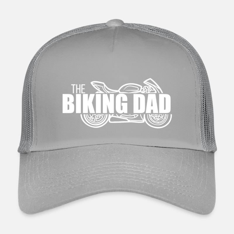 The Biking Dad Motorrad-Design Kinder Trucker-Cap