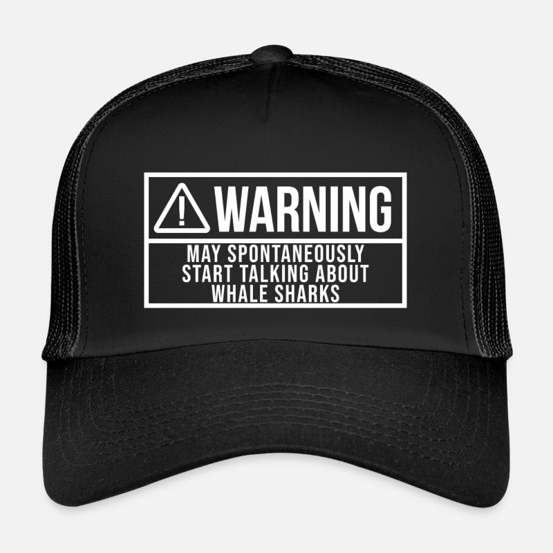 Whale Shark - Kids’ Trucker Cap - black/black