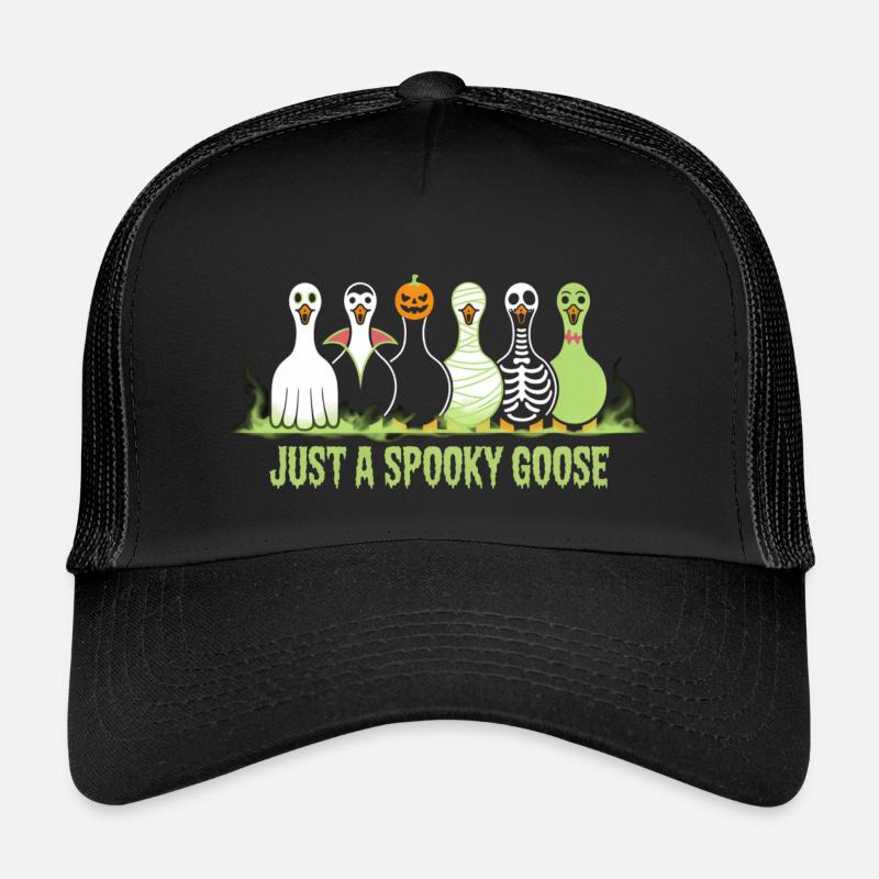 Ambiance Halloween avec Just A Spooky Goose Casquette trucker enfant